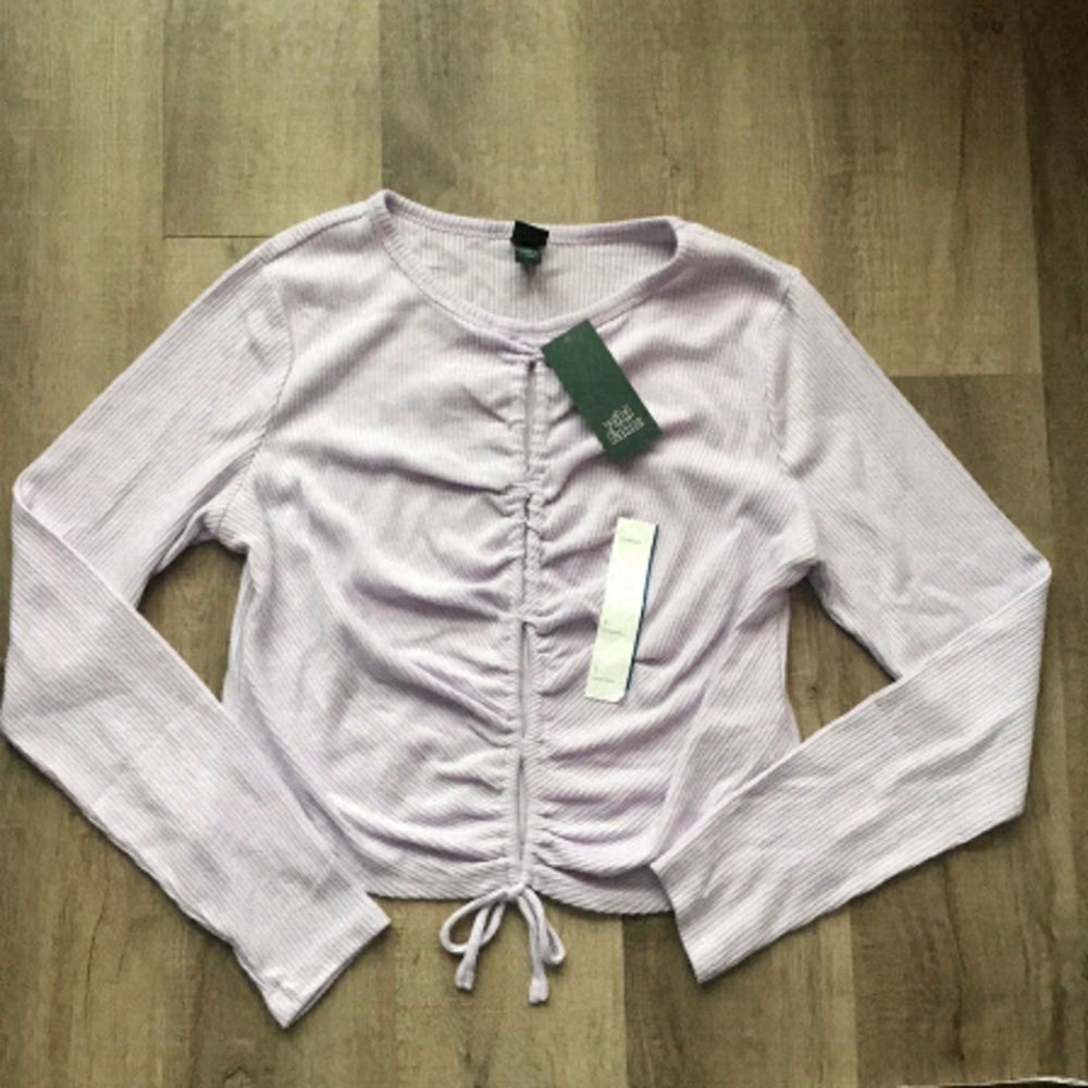 Cropped Long Sleeve with Draw String Women’s Large